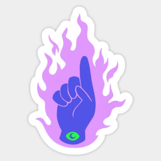 The Magician's Hand Sticker